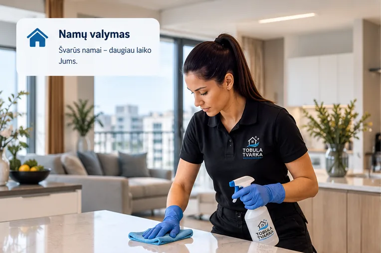 Profesionalus namų valymas Vilniuje – Tobula Tvarka